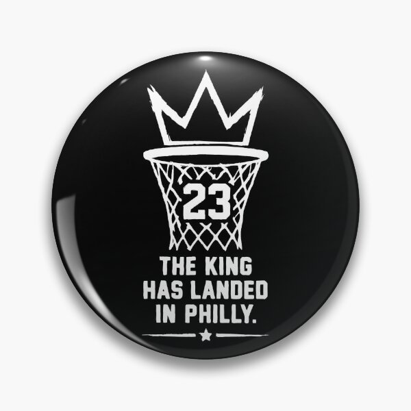 Item preview, Lebron Sixers 23 the king has landed in philly designed and sold by Thudesign85.