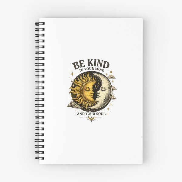 Item preview, Be Kind to Your Mind – Vintage Celestial Design | Premium Graphic T-Shirt designed and sold by Popsystore2.