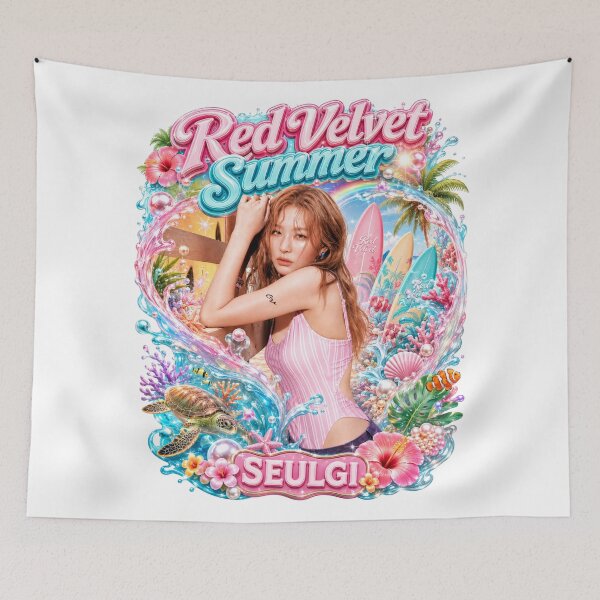 Item preview, Red Velvet Seulgi Velvet Summer retro summer fit visual art designed and sold by Valereekmerch.