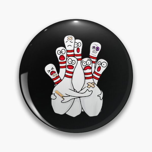 Item preview, Funny Injured Bowling Pins Bowler Humor designed and sold by Hugosploosh.