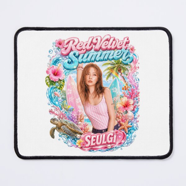 Item preview, Seulgi Velvet Summer vibrant floral ocean wave collage designed and sold by Valereekmerch.