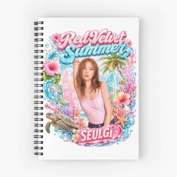 Item preview, Seulgi Velvet Summer vibrant floral ocean wave collage designed and sold by Valereekmerch.