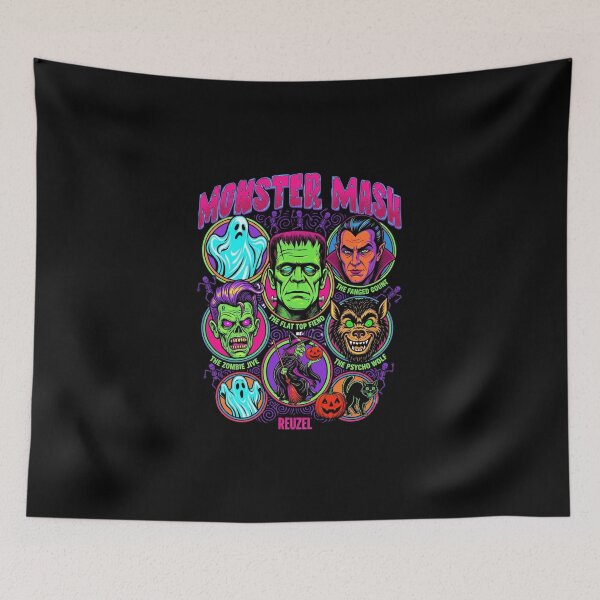 Item preview, Monster Mash Retro Halloween designed and sold by pipiapett.