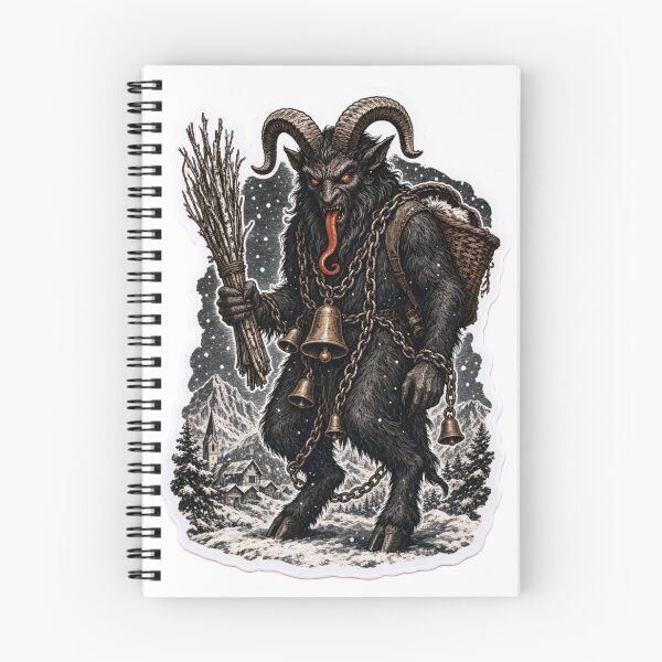 Item preview, Krampus Alpine Folk Horror with Birch Switch Bells and Iron Chains designed and sold by StickyGuys.