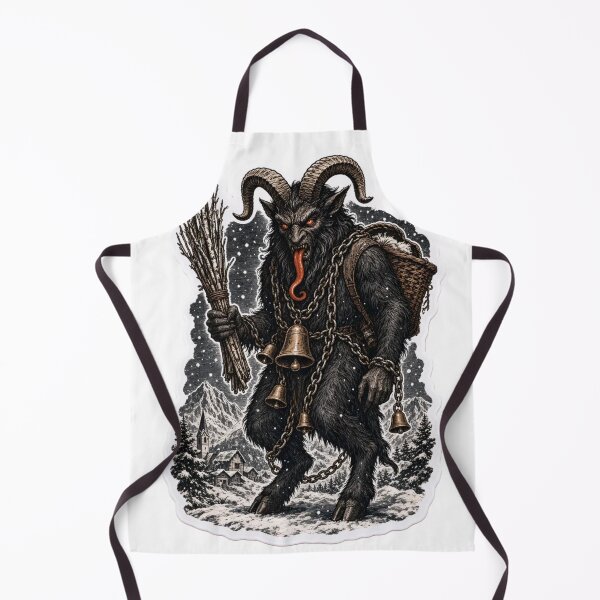 Item preview, Krampus Alpine Folk Horror with Birch Switch Bells and Iron Chains designed and sold by StickyGuys.