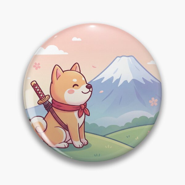 Item preview, Cute Shiba Inu Samurai designed and sold by SutekiArt.