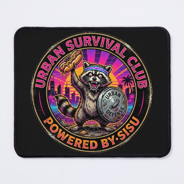 Item preview, Jimothy Raccoon - Urban Survival Sisu Club designed and sold by SisuPrintsCo.
