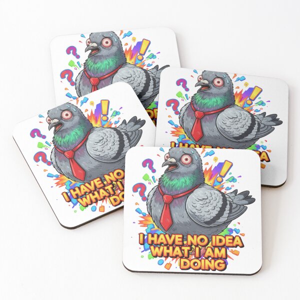 Item preview, Funny Pigeon Meme I Have No Idea What I Am Doing designed and sold by Golden_Pixel_Paper.