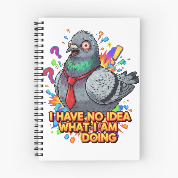 Item preview, Funny Pigeon Meme I Have No Idea What I Am Doing designed and sold by Golden_Pixel_Paper.