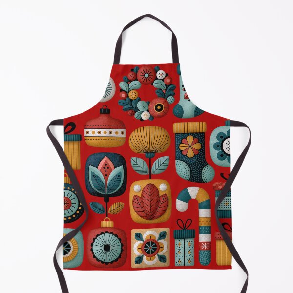 Item preview, Retro Mid Century Modern Christmas Ornament Art designed and sold by colorful-white.
