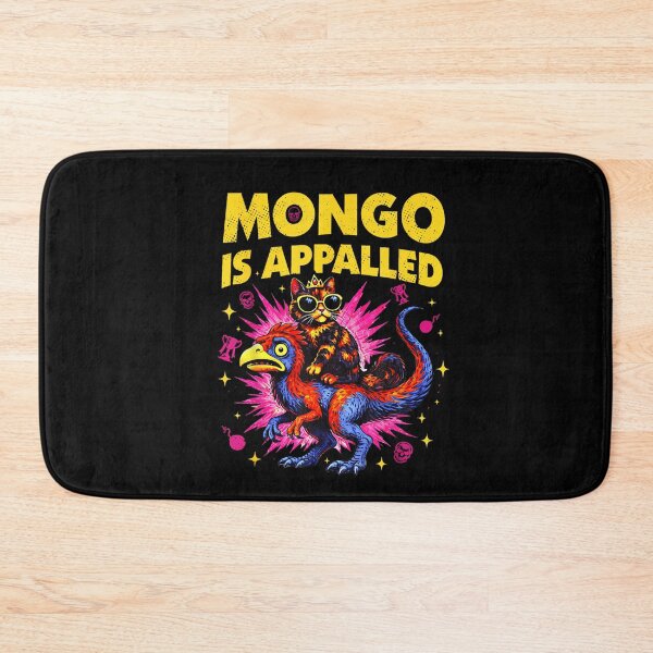 Item preview, Mongo is Appalled Funny Cat Riding Dinosaur Meme designed and sold by Theaurore.