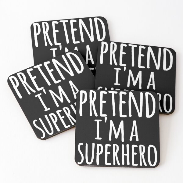 Item preview, Pretend I'm A Superhero Kids Imagination Play Child Boy Girl designed and sold by Hugosploosh.