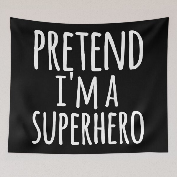 Item preview, Pretend I'm A Superhero Kids Imagination Play Child Boy Girl designed and sold by Hugosploosh.