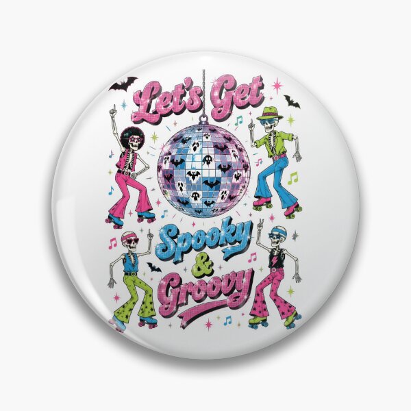 Item preview, Let's Get Spooky And Groovy Skeletons Disco Ball Halloween designed and sold by Sovereign Supply Co..