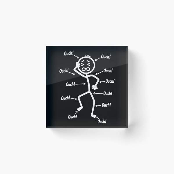 Item preview, Ouch! Relatable Pain Discomfort Aches Patient designed and sold by Hugosploosh.