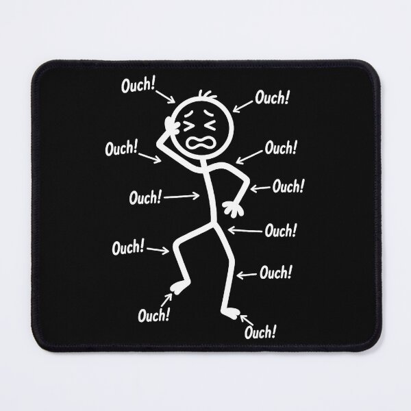 Item preview, Ouch! Relatable Pain Discomfort Aches Patient designed and sold by Hugosploosh.
