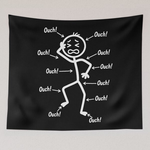 Item preview, Ouch! Relatable Pain Discomfort Aches Patient designed and sold by Hugosploosh.