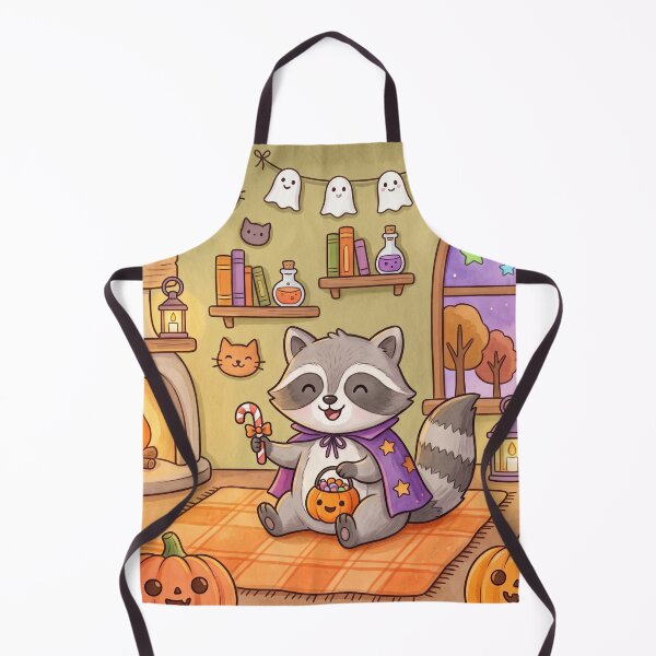 Item preview, Jimothy Raccoon Cute Halloween Cozy Spooky designed and sold by Softie Sticker Studio.