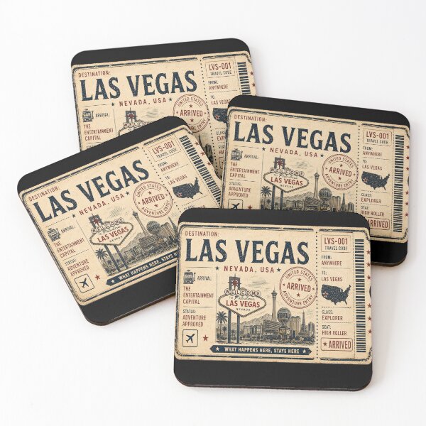 Item preview, Las Vegas Vintage Travel Ticket designed and sold by naturalsurvival.