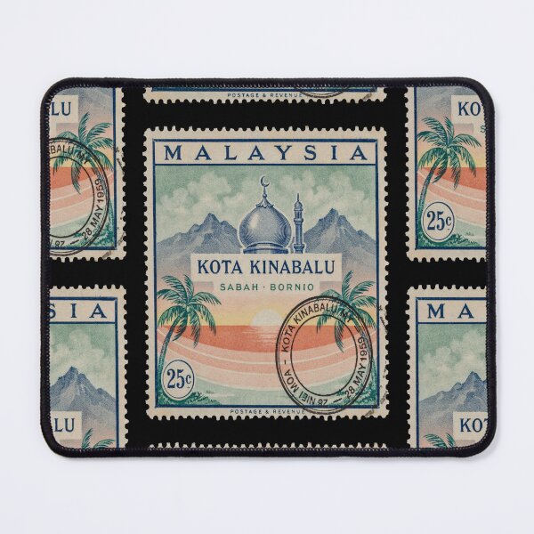 Item preview, Kota Kinabalu Malaysia Floating Mosque Sunset Stamp Sticker designed and sold by stickercuffs.