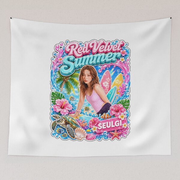 Item preview, Seulgi Red Velvet Velvet Summer golden hour beach poster designed and sold by Valereekmerch.