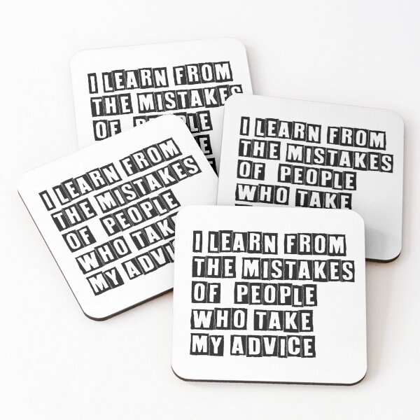 Item preview, I learn from my mistakes designed and sold by Only Words.
