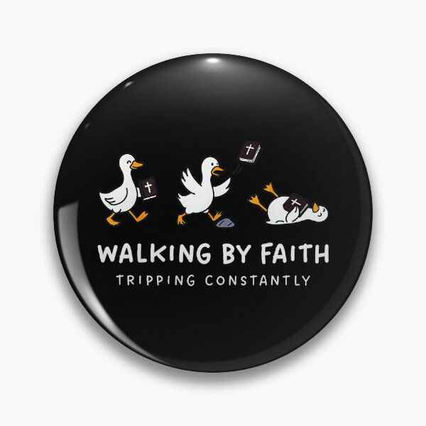 Item preview, Walking By Faith Tripping Constantly Christian Believer Humor designed and sold by Hugosploosh.