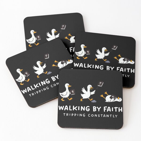 Item preview, Walking By Faith Tripping Constantly Christian Believer Humor designed and sold by Hugosploosh.