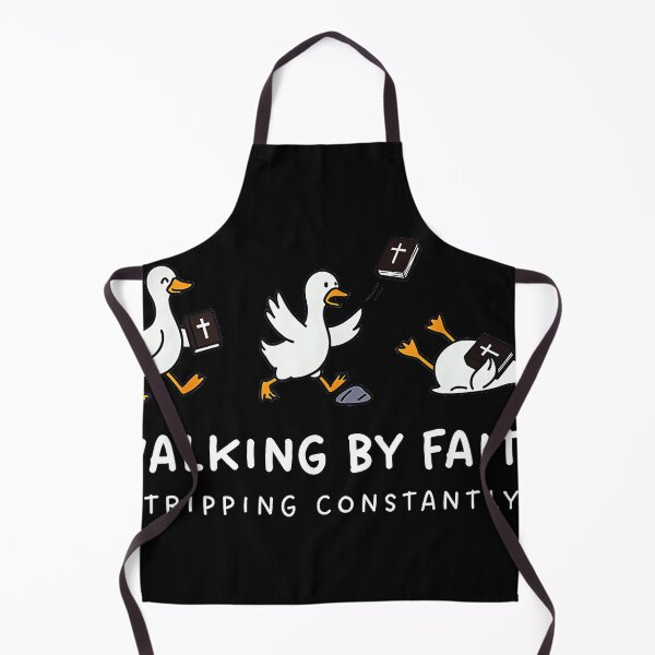 Item preview, Walking By Faith Tripping Constantly Christian Believer Humor designed and sold by Hugosploosh.