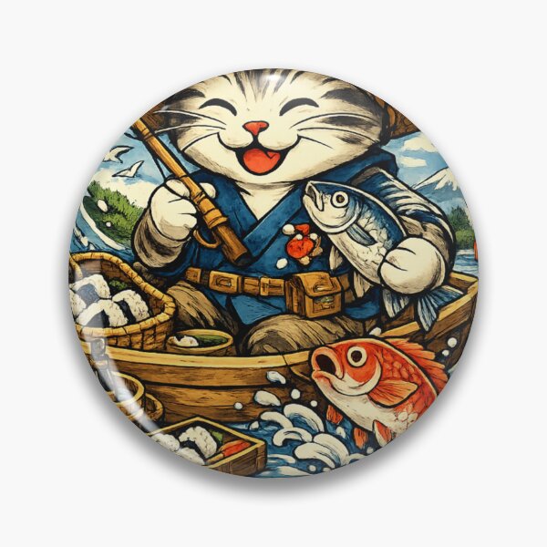 Item preview, Mochi goes fishing designed and sold by tattoocreater.
