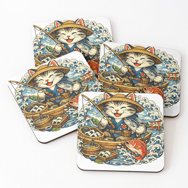Item preview, Mochi goes fishing designed and sold by tattoocreater.