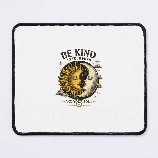 Item preview, Be Kind to Your Mind – Vintage Celestial Design | Premium Graphic T-Shirt designed and sold by Popsystore2.