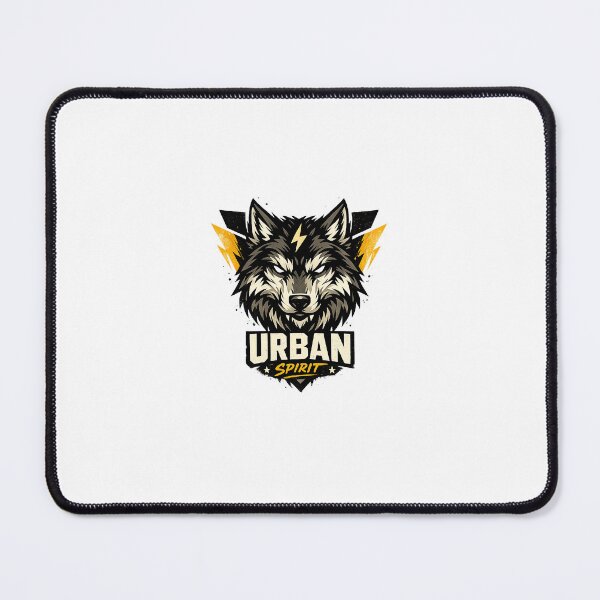 Item preview, Urban Spirit Wolf – Premium Streetwear Wolf Design | Illustration T-shirt designed and sold by Popsystore2.