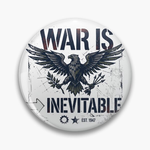 Item preview, War Is Inevitable Grunge Military Eagle Art designed and sold by rich-moda.
