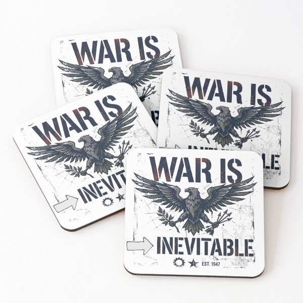 Item preview, War Is Inevitable Grunge Military Eagle Art designed and sold by rich-moda.