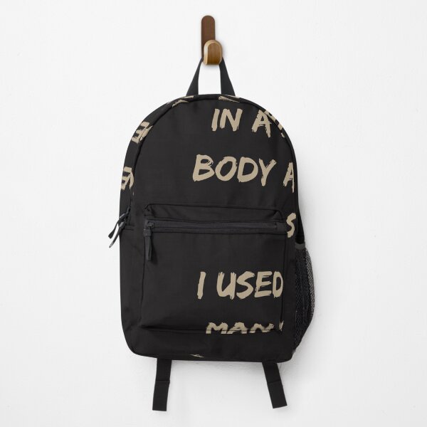 Item preview, Funny Sarcastic Quote I Used To Be A Man Trapped In A Woman's Body designed and sold by kiralynstration.