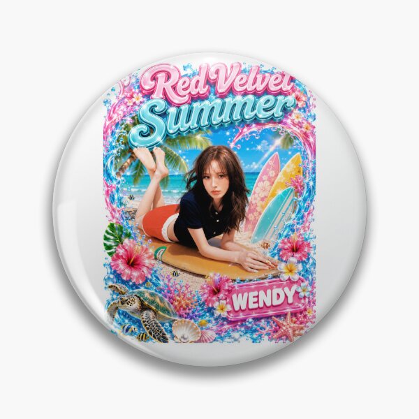 Item preview, Wendy Red Velvet Velvet Summer bright ocean surfboard graphic designed and sold by Valereekmerch.