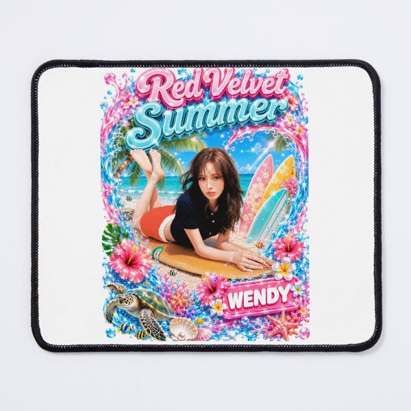 Item preview, Wendy Red Velvet Velvet Summer bright ocean surfboard graphic designed and sold by Valereekmerch.