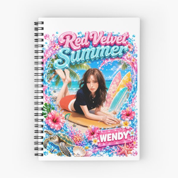 Item preview, Wendy Red Velvet Velvet Summer bright ocean surfboard graphic designed and sold by Valereekmerch.