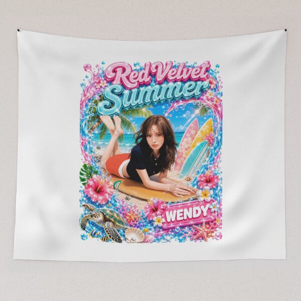 Item preview, Wendy Red Velvet Velvet Summer bright ocean surfboard graphic designed and sold by Valereekmerch.