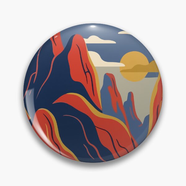 Item preview, Pinnacles National Park USA Travel Vintage designed and sold by RareDeerArt.