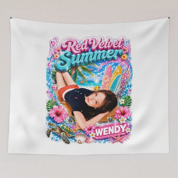 Item preview, Red Velvet Wendy Velvet Summer vintage beach outfit visual designed and sold by Valereekmerch.