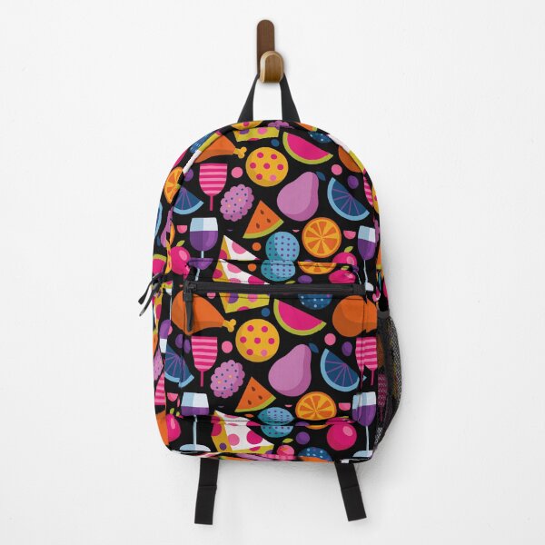 Item preview, Colorful Modern Food and Wine Pattern Art designed and sold by colorful-white.