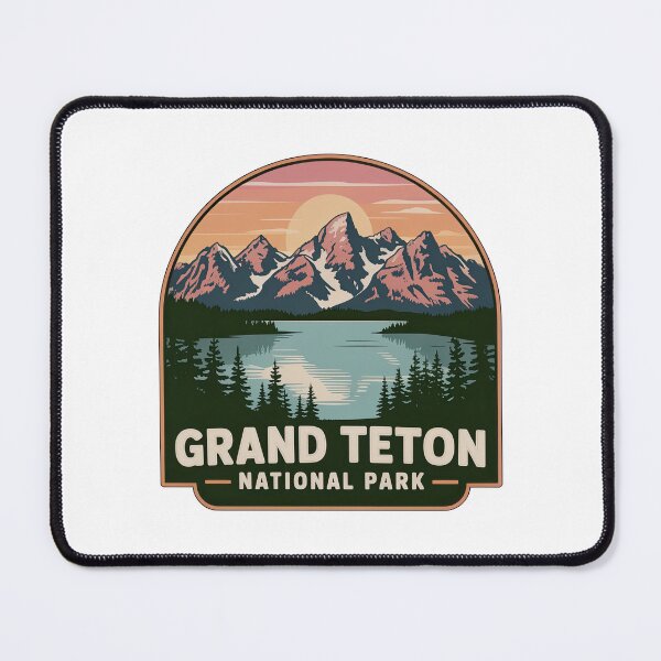 Item preview, Grand Teton National Park Vintage Travel Badge designed and sold by Teelogic.