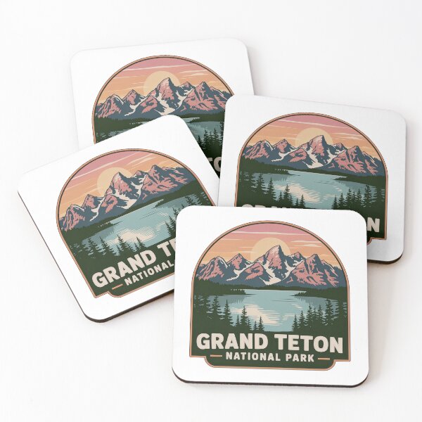 Item preview, Grand Teton National Park Vintage Travel Badge designed and sold by Teelogic.