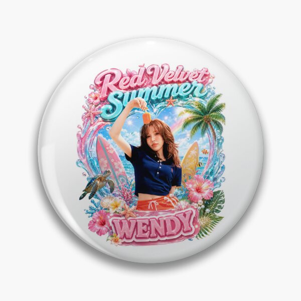 Item preview, Red Velvet Wendy Velvet Summer big wave surfboard poster designed and sold by Valereekmerch.