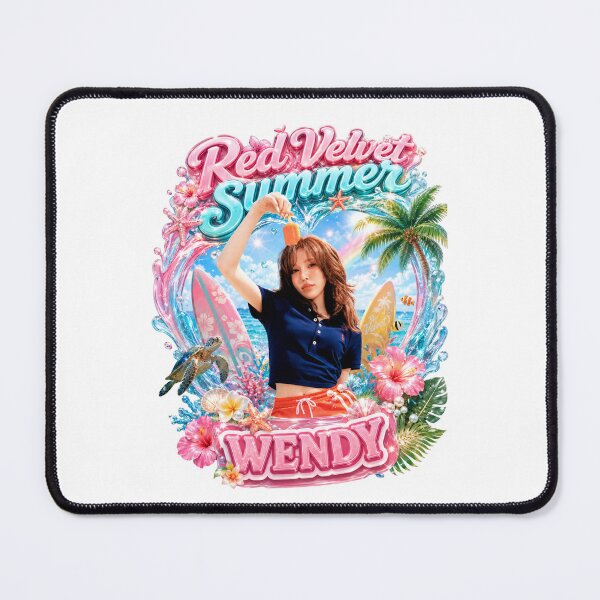 Item preview, Red Velvet Wendy Velvet Summer big wave surfboard poster designed and sold by Valereekmerch.