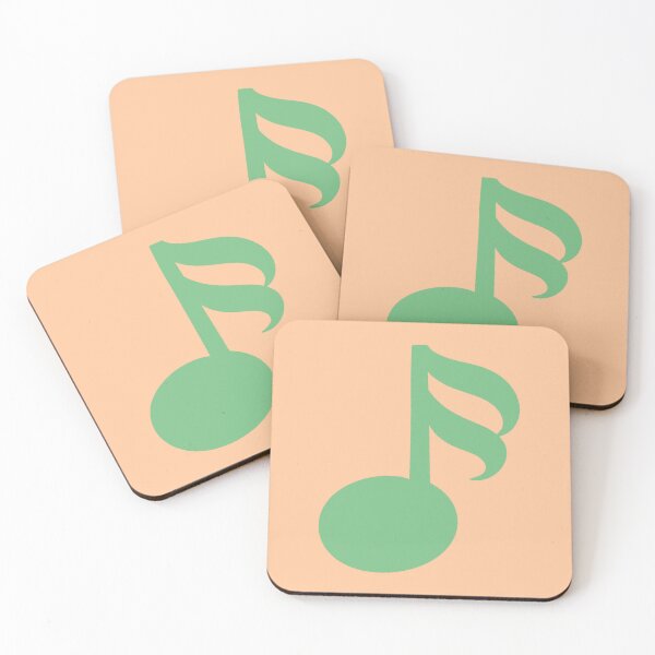 Item preview, Cute Green Music Note Hand Drawn Illustration designed and sold by ubborn.