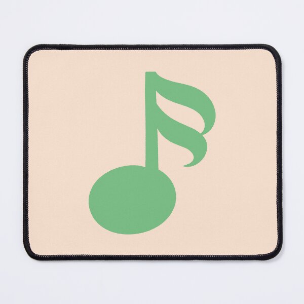 Item preview, Cute Green Music Note Hand Drawn Illustration designed and sold by ubborn.