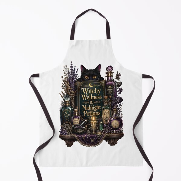 Item preview, Witchy Wellness And Midnight Potions Black Cat Halloween designed and sold by Sovereign Supply Co..